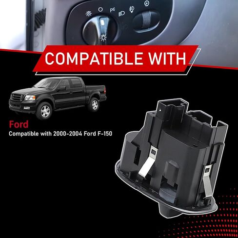 YL3Z-11654-DAD Headlight Switch Compatible with 2000 2001 2002 2003 2004 Ford F-150 with Auto Headlights Driving Lamp Fog Lights Replaces YL3Z11654DAD YL3Z-11654-DAC YL3Z11654DAC 1S2668 in Saudi Arabia