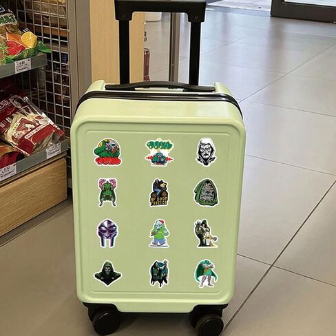 62pcs Underground Rap Artist Stickers Pack，Hip-hop Cute Cartoon Aesthetics Vinyl Waterproof Decals for Water Bottle, Laptop, Phone, Skateboard, Journaling for Party Supply Decor in Saudi Arabia
