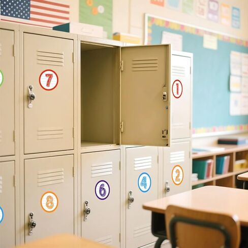 36 Pcs Classroom Floor Stickers Line up Number for Classroom Floor Line up Spots for Back to School Kindergarten Preschool Elementary Supplies Numbers Spot Markers Colorful Floor Dots Decals in Saudi Arabia