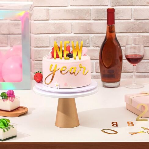 Kathfly 124 Pcs Acrylic Number Alphabet Cake Topper DIY Personalized Name Cupcake Toppers with A-z Letter Custom Your Birthday Party 0-9 Number Cake Decoration for Wedding Baby Shower(Gold) in Saudi Arabia
