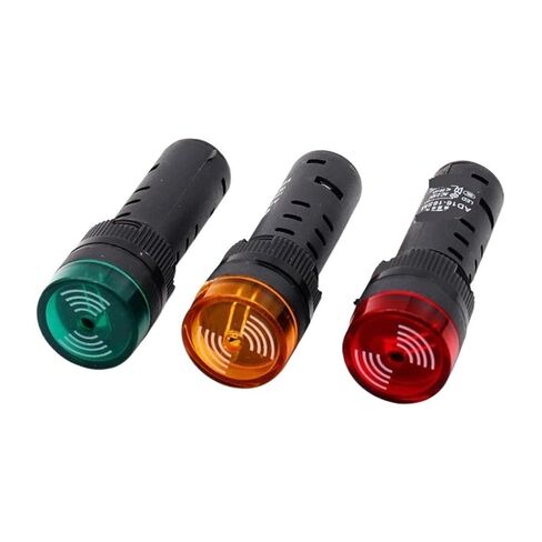 Flash Buzzer AD16-16SM 220V 380V 110V 36V Opening 16MM(Red220v) in Saudi Arabia