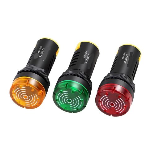 Buzzer AD16-22SM Intermittent with Light LED Flash Sound and Light Alarm 220V380V24V12V(Greenac220v) in Saudi Arabia