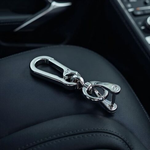 Car Key Chains Metal Car Keychains with Fob Ring & Clip Quick Release Keyrings in Saudi Arabia
