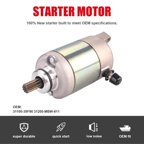 Starter Motor for Suzuki GSXR750 GSXR600 GSXR600Z GSXR600X GSXR750X 31100-35F90 31100-35F00 31200-MBW-611 Motorcycles in Saudi Arabia