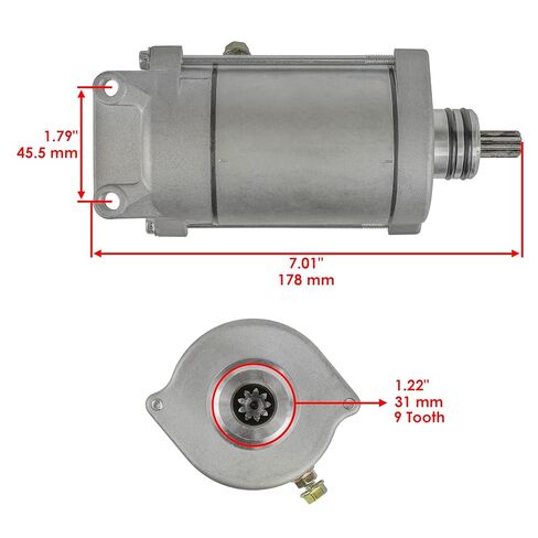 Caltric Starter Compatible with Polaris Ranger 800 Efi 4X4 6X6 2010 2011 2012 2013 2014 2015 2016 2017 in Saudi Arabia