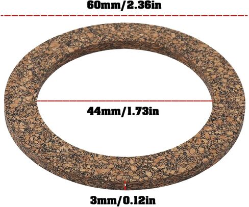 5 قطعة 2.5 "غطاء الوقود البنزين الفلين طوقا 82-4048 F4048 متوافق مع BSA متوافق مع لا مثيل له in Kuwait