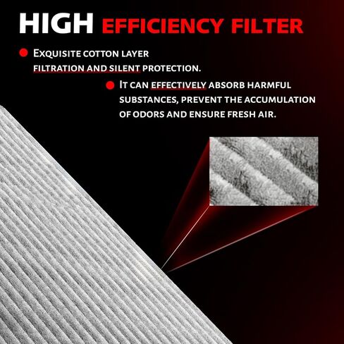 CF11182 Cabin Air Filter Replacement for Honda Accord, Civic, CR-V, Fit, HR-V, Insight, Odyssey, Pilot, CR-Z, Clarity, Acura Integra, MDX, RDX, TLX – Compatible with Select Models 2009–2025 in Saudi Arabia