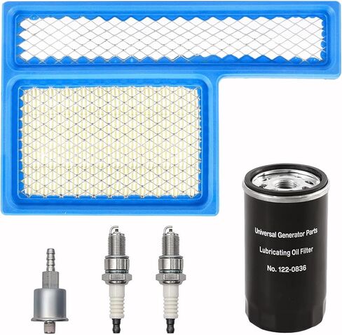 Tune Up Kit 140-3116 Air Filter, 122-0836 Oil Filter, 167-1638 Spark Plug 149-2341-01 Fuel Filter Fits for Onan RV QG 5500/7000, Marquis Gold/RV QG, Marquis Platinum QG EF, HGJAA, HGJAB, HGJAC in Saudi Arabia