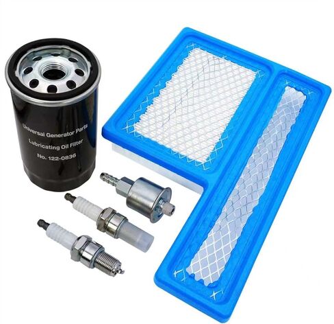 Tune Up Kit 140-3116 Air Filter, 122-0836 Oil Filter, 167-1638 Spark Plug 149-2341-01 Fuel Filter Fits for Onan RV QG 5500/7000, Marquis Gold/RV QG, Marquis Platinum QG EF, HGJAA, HGJAB, HGJAC in Saudi Arabia