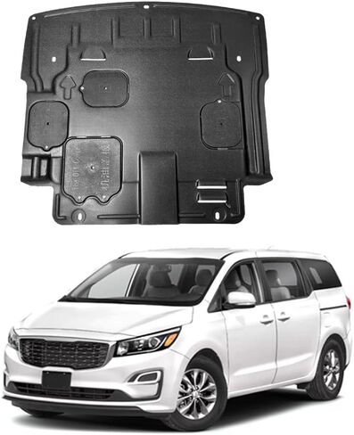 Engine Splash Shield Fit for Kia Sedona 2015-2021 Engine Case Guard Under Cover Compatible with Sedona 2016-2019 Front Engine Guard Mud Flaps in Saudi Arabia