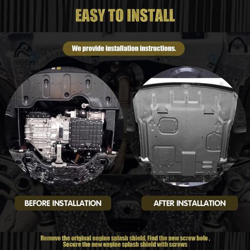 Engine Splash Shield Fit for Kia Sedona 2015-2021 Engine Case Guard Under Cover Compatible with Sedona 2016-2019 Front Engine Guard Mud Flaps in Saudi Arabia
