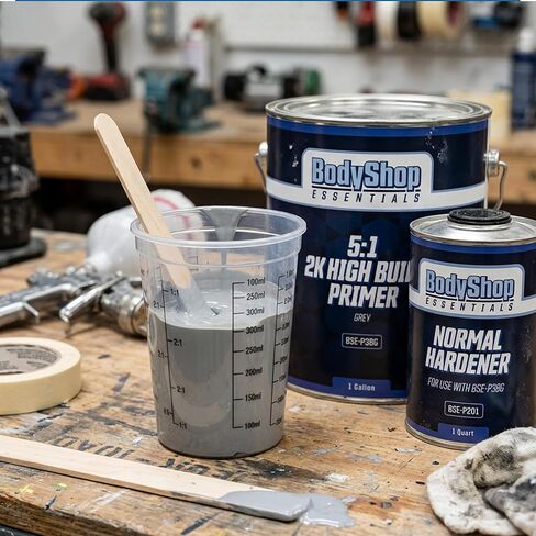 5:1 2K High-Build Automotive Primer – Grey – 3.78 Liter Gallon Can – Primer Surfacer for Auto Body Repair & Refinishing in Saudi Arabia