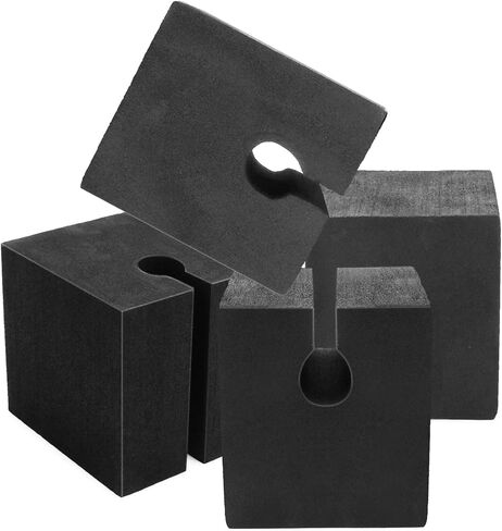 4Pcs Protect-O Pads for Bike Racks Protector Compatible with Saris Cushion Pads Thickened Design (Black) in Saudi Arabia