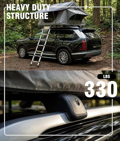 330LBS Roof Rack Cross Bars Fit for 2020-2026 Mercedes-Benz GLE W167 GLE350 GLE450 GLE450e GLE580 GLE43 GLE53 GLE63 AMG S SUV, Standard Sunroof OK, Affect Panoramic Sunroof Opening in Saudi Arabia