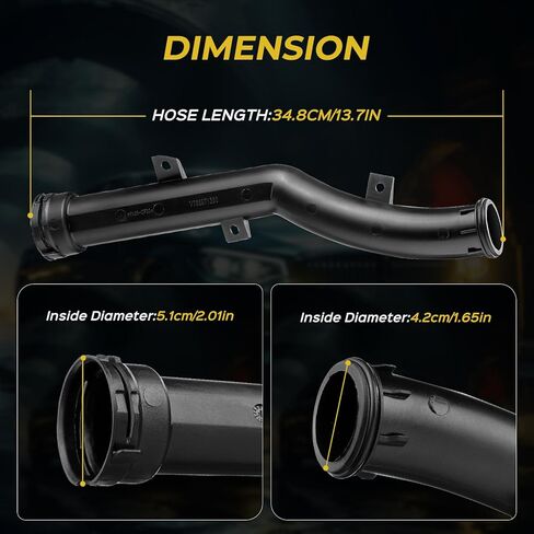 خرطوم مياه تبريد المحرك المبرد خرطوم المياه المناسب لسيارات BMW Mini Cooper 2007-2015 R55 R56 R57 R58 R59 R60 R61 Countryman Paceman Roadster يستبدل 11537589713 11537541845 in Kuwait