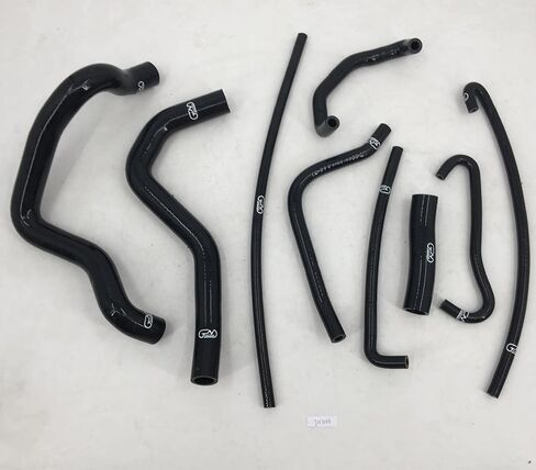 مجموعة خرطوم المبرد السيليكون عالية الأداء متوافقة مع SUZUKI GSXR 600 2004-2005 GSXR 750 2005 (أسود) in Kuwait