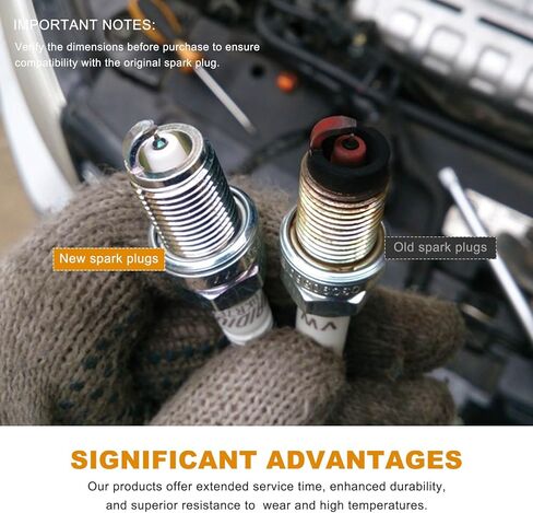 2 PCS Spark Plugs, A7TC Spark Plug Replacement for GY6 50cc 70cc 90cc 110cc 125cc 150cc Engines, Standard A7TC Ignition Plugs Compatible with U20FSR U22FSR-U C5HA C5HSB in Saudi Arabia