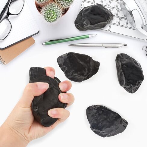 Stress Balls for Adults Kids 5 Packs Stone Foam Squeeze Balls Bulk Stress Relief Balls Squeeze Toys Appreciation Gifts for Employees Teachers Party Favors Gift Bag Fillers in Kuwait