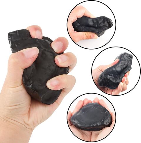Stress Balls for Adults Kids 5 Packs Stone Foam Squeeze Balls Bulk Stress Relief Balls Squeeze Toys Appreciation Gifts for Employees Teachers Party Favors Gift Bag Fillers in Kuwait