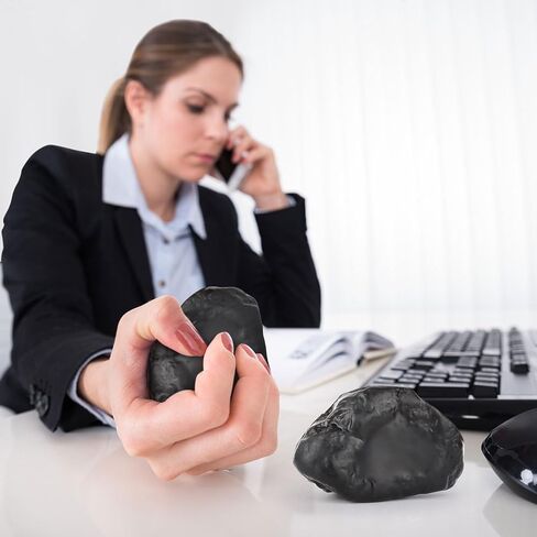 Stress Balls for Adults Kids 5 Packs Stone Foam Squeeze Balls Bulk Stress Relief Balls Squeeze Toys Appreciation Gifts for Employees Teachers Party Favors Gift Bag Fillers in Kuwait