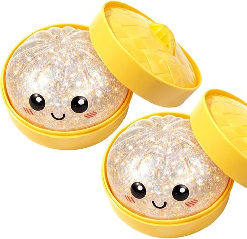 Dumpling Fidget Toys, 2 Pcs Stress Relief Squeeze Toys for Anxiety Management, Fidgeting Control and Desk Relaxation, Colorful Ball Dumpling Mystery Box in Saudi Arabia