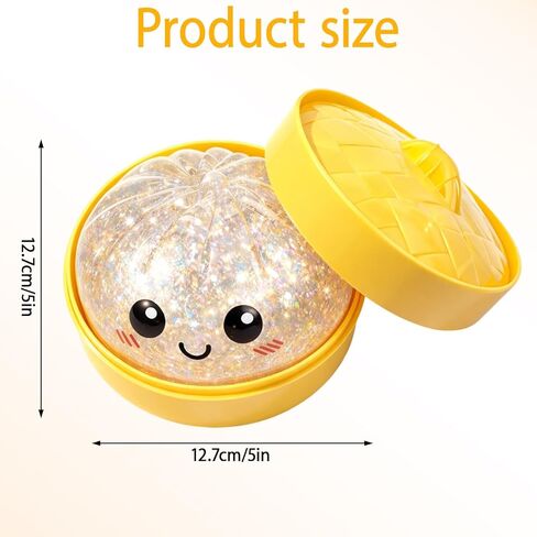 Dumpling Fidget Toys, 2 Pcs Stress Relief Squeeze Toys for Anxiety Management, Fidgeting Control and Desk Relaxation, Colorful Ball Dumpling Mystery Box in Saudi Arabia