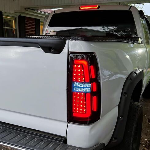 MEGAIE DOT Approved Smoked LED Tail Light Assembly Compatible with 1999-2006 Chevy Silverado 1500 2500 and 1999-2002 GMC Sierra 1500 2500 3500 in Saudi Arabia