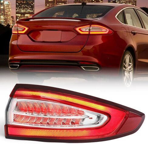 FIONE Tail Light Assembly Compatible with Ford Fusion HYBRID/TITANIUM 2013-2016 Rear Brake Light Right Passenger Side RH DS7Z13404D in Saudi Arabia