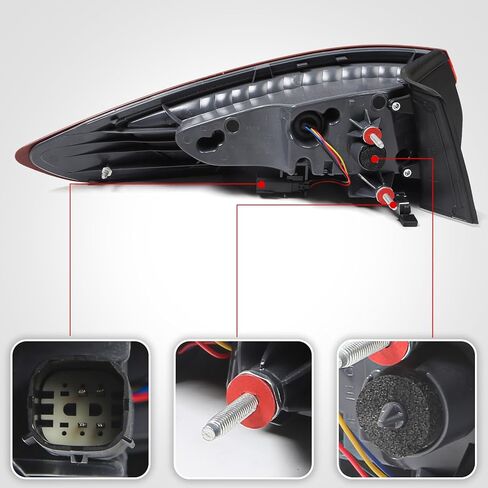 FIONE Tail Light Assembly Compatible with Ford Fusion HYBRID/TITANIUM 2013-2016 Rear Brake Light Right Passenger Side RH DS7Z13404D in Saudi Arabia