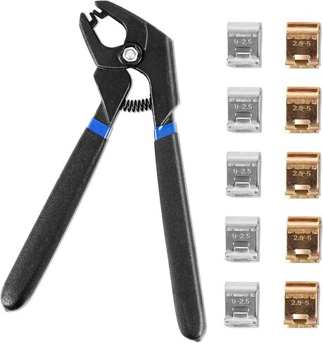 11PCS Panel Fixing Clamps with Pliers, Automotive Body Panel Holding Tools for Welding Clamping, Anti-Rust Sheet Metal Holder for Dent Repair and Bodywork in Saudi Arabia