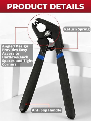 11PCS Panel Fixing Clamps with Pliers, Automotive Body Panel Holding Tools for Welding Clamping, Anti-Rust Sheet Metal Holder for Dent Repair and Bodywork in Saudi Arabia