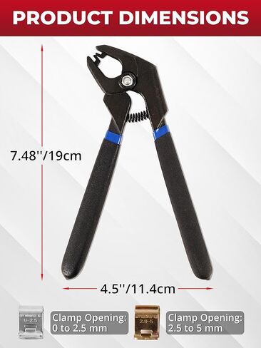 11PCS Panel Fixing Clamps with Pliers, Automotive Body Panel Holding Tools for Welding Clamping, Anti-Rust Sheet Metal Holder for Dent Repair and Bodywork in Saudi Arabia