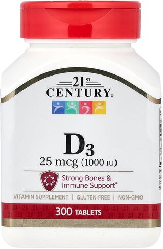 أقراص 21st Century D3، 10000 وحدة دولية، 110 قرص (27504) in Kuwait