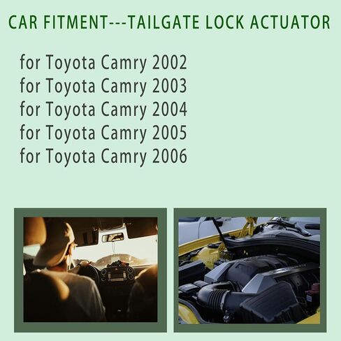 64600-33091 Rear Tailgate Lock Actuator for Toyota Camry 2001-2006 6460033091 64600AA020 Trunk Liftgate Assembly Back Door Latch in Saudi Arabia