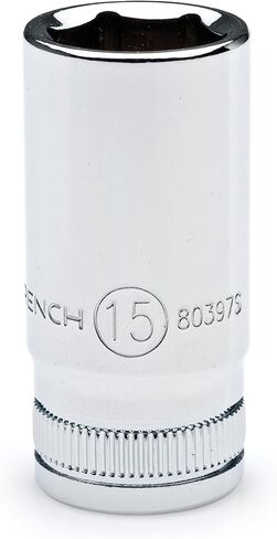 GEARWRENCH 3/8 "محرك 6 نقاط متوسط ​​الطول مقبس متري 15 مم - 80397S in Kuwait