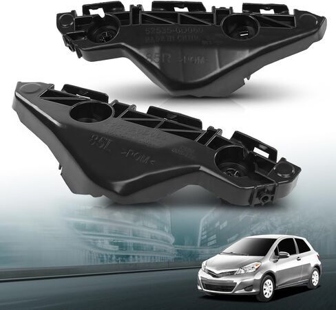 LQI Front Bumper Brackets Retainer Set Left and Right Pair Compatible with Toyota Yaris Base 2007-2012, Fit for Toyota Yaris S 2007-2009 5253552131, 5253652141, TO1089113, TO1088113 in Kuwait