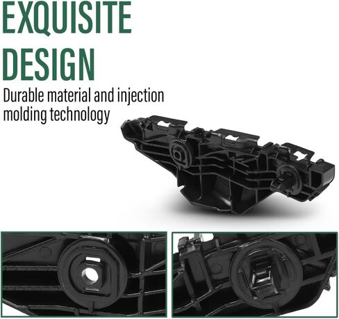 LQI Front Bumper Brackets Retainer Set Left and Right Pair Compatible with Toyota Yaris Base 2007-2012, Fit for Toyota Yaris S 2007-2009 5253552131, 5253652141, TO1089113, TO1088113 in Kuwait