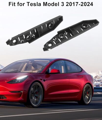 4 قطع طقم دعم دعامة المصد الأمامي مناسب لطراز Tesla 3 2017-2024، جانب اللفافة الأيمن الأيسر إلى حامل تثبيت الحاجز استبدال 1084181-00-E 1084182-00-E 1084171-00-F 1084172-00-F in Kuwait