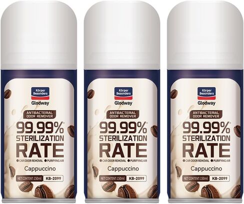 Glodway Whole Car Air Refresher Spray,Odor Eliminator Eliminates Strong Vehicle Odors,Magnolia Scent + Tropical Flavor Scent-6 Ounce Spray Bottle (Plack of 2) in Saudi Arabia
