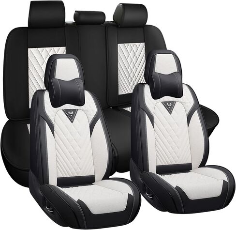 Seat Covers for GMC Yukon 2006-2024, Waterproof & Durable Car Seat Covers(Front, Brown Coffee) in Saudi Arabia