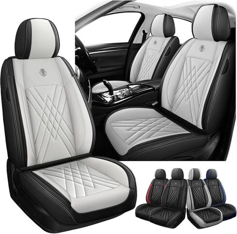 Car Seat Covers Fit for Honda Cr-V Hybrid 2020-2025, 3D Waist Support & Premium Nappa Leather, Waterproof, Scratch-Resistant(Black Blue, Full Set) in Saudi Arabia