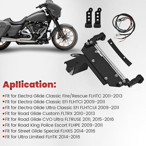 طقم حامل مركزي كهربائي متوافق مع Harley Touring Bagger Electra Road Glide Road King 2009-2016 in Kuwait