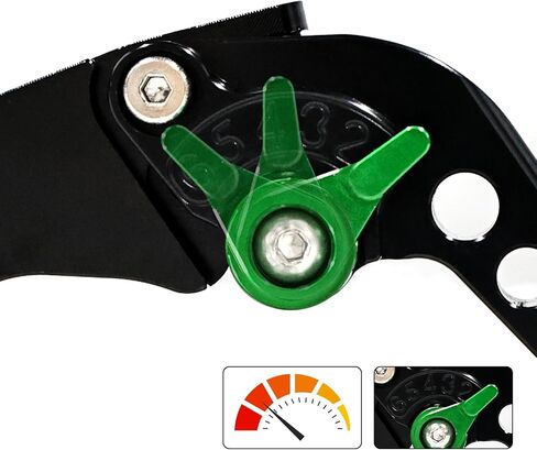 عتلات فرامل قصيرة قابلة للتعديل للدراجة النارية متوافقة مع Z1000SX/NINJA 1000/Tourer 2011-2016 Kawasaki ZX6R/636 2007-2018 Z750R 2011-2012 ZX10R 2006-2015 1000 2007-2016 in Kuwait