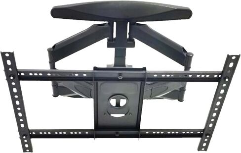 Double-arm retractable TV stand Swing display adjustable wall hanger in Saudi Arabia