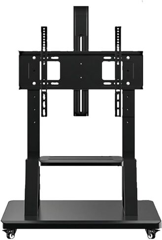 TV mobile stand one machine vertical installation free floor pulley(FD1750 standard) in Saudi Arabia