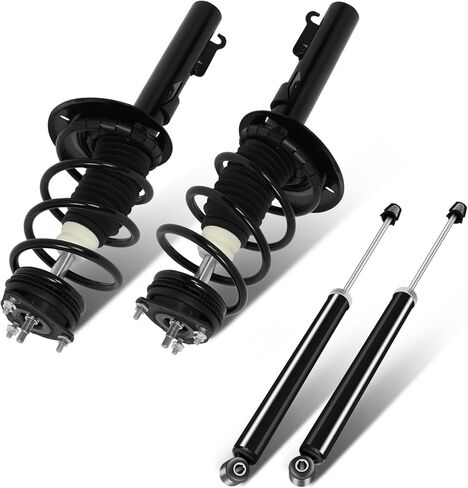 SCITOO Front Complete Struts Spring Assembly Rear Shocks Struts Fits 2008 2009 2010 2011 for Ford Focus 272257 5796 - Set of 4 in Kuwait