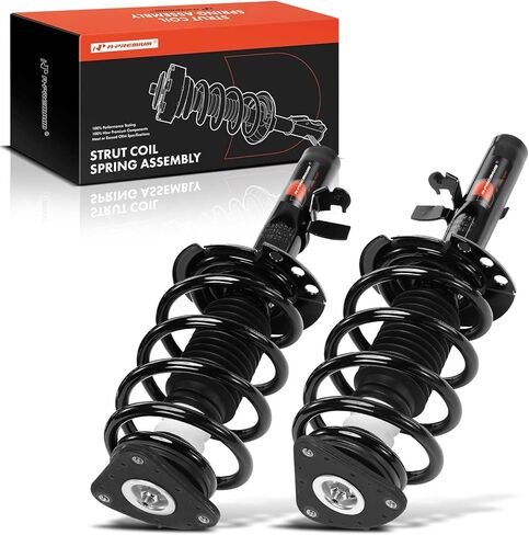 A-Premium Front Strut Assembly Compatible with Ford Focus 2013-2018 - 2x Replacement Suspension Complete Strut Shock Absorber with Coil Spring in Kuwait