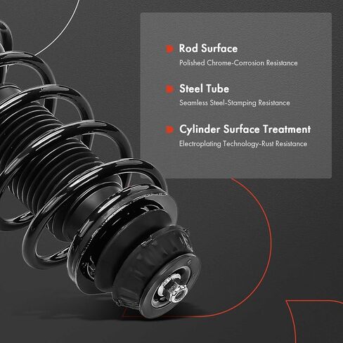 A-Premium Front Struts Compatible with Toyota Prius C 2016-2019 - 2x Replacement Suspension Complete Strut Assembly Shock with Coil Spring in Kuwait