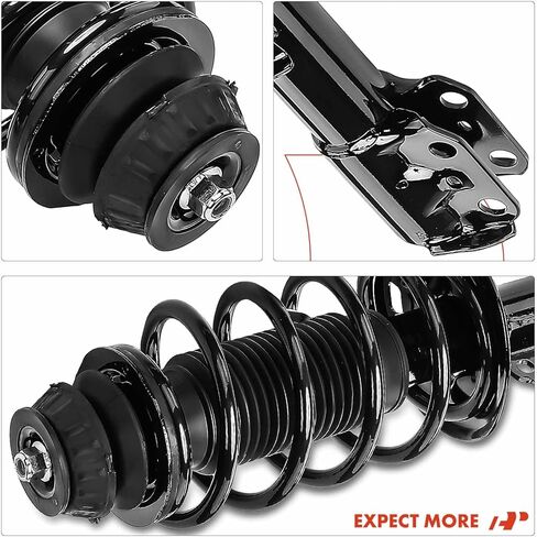 A-Premium Front Struts Compatible with Toyota Prius C 2016-2019 - 2x Replacement Suspension Complete Strut Assembly Shock with Coil Spring in Kuwait