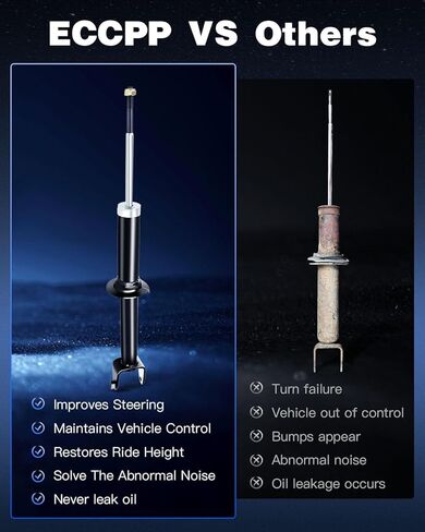 ECCPP shock Struts shock absorbers for 1992-2001 for Honda Prelude shock Struts for 341179 Rear shocks in Kuwait